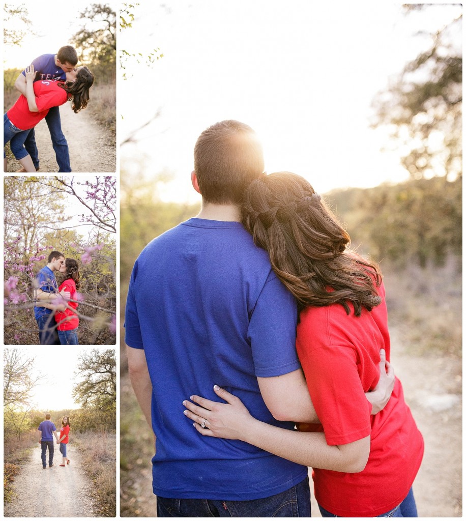 Texas Rangers engagement session
