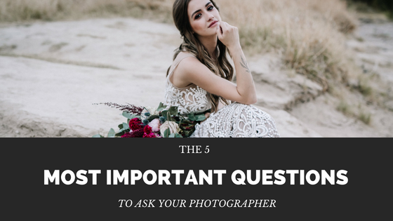 what to ask your wedding photographer