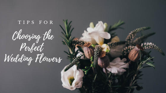 Choosing wedding flowers