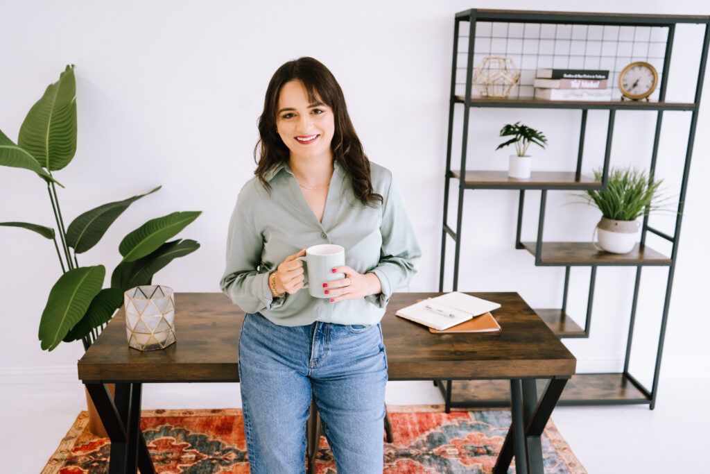 coffee casual headshot session